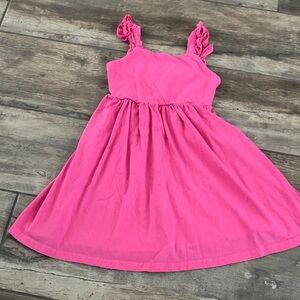 Pink Ruffled Kids Dress